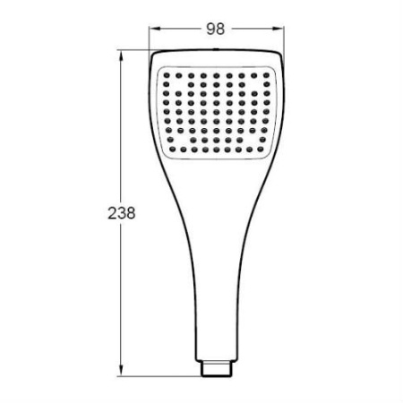 Лейка для душа Jacob Delafon EO E3877-CP
