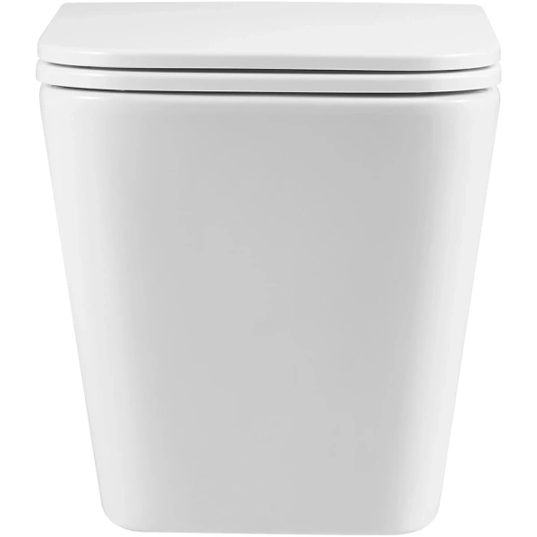 Унитаз подвесной Lemark Florex 9614001 безободковый, торнадо, с сиденьем микролифт, белый глянец