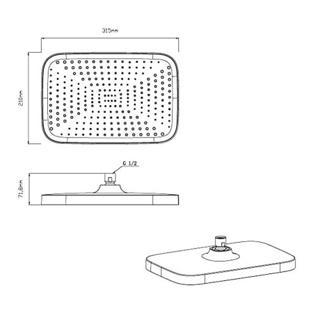 Душевой комплект Vincea VSFW-432T1CH