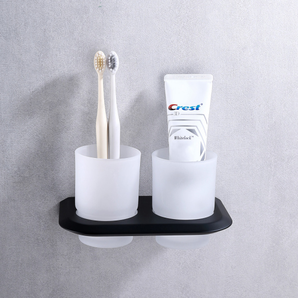 Стакан Abber Nord AA1557B черный матовый