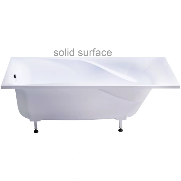 Ванна из литьевого мрамора Astra-Form Вега Люкс Solid Surface 01010070 180x80 см, белый матовый