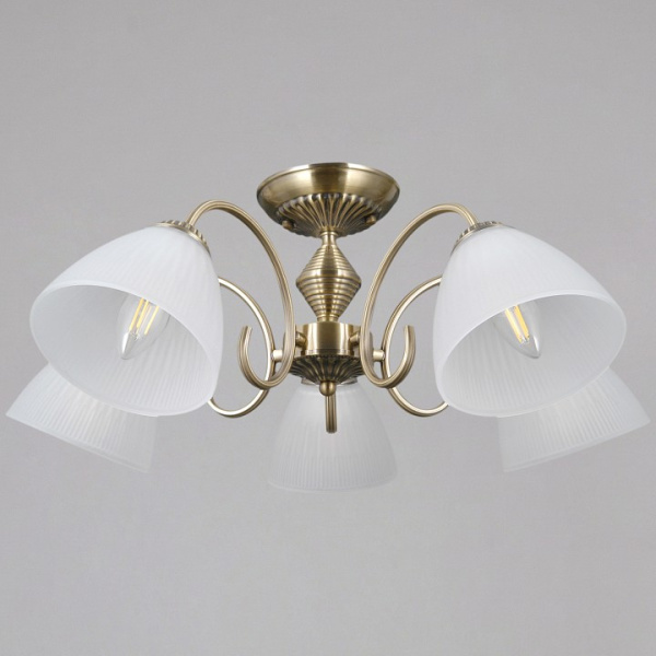 Люстра на штанге ILLUMICO  IL0897-5CSQ-26 AB ELITE