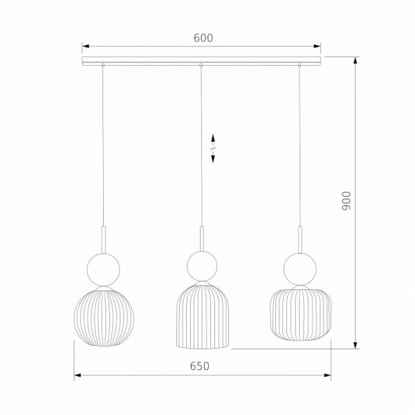 Подвесная люстра TK Lighting  11147