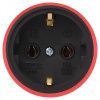 Розетка с заземлением Эра  RX11-R-IP44