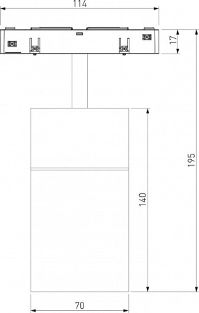 Светильник на штанге Elektrostandard Slim Magnetic a066518