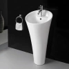 Раковина CeramaLux WK8100-1 45x45 см, напольная, белый