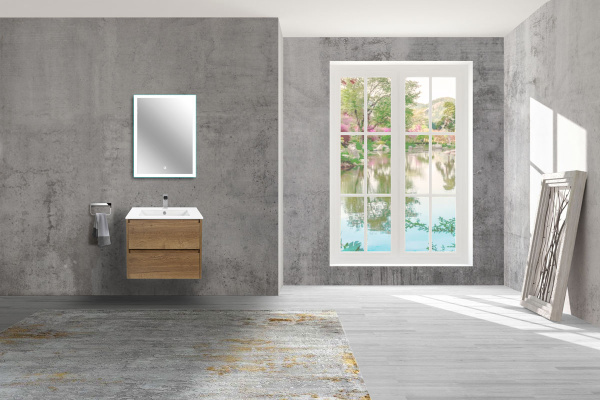 Тумба под раковину Vincea Gio 60 см VMC-2G600TO темное дерево