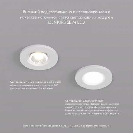 Встраиваемый светильник Denkirs DK2030 DK2030-WH