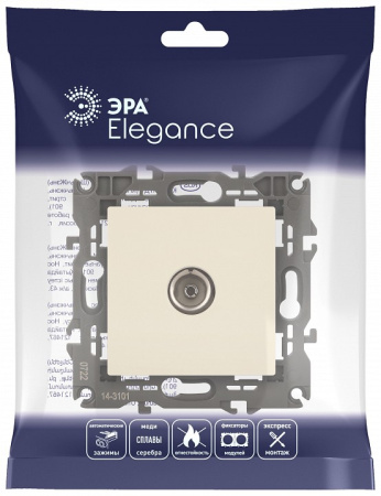 ТВ-розетка без рамки Эра Эра Elegance 14-3101-02