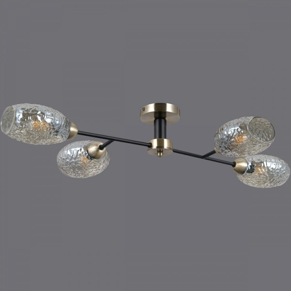 Потолочная люстра ILLUMICO IL0285 IL0285-4CSQ-79 BK AB