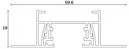 Трек встраиваемый Hesby Lighting Skylite 0011