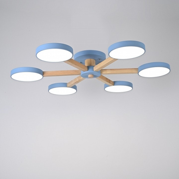 Люстра на штанге Imperiumloft TURNA Blue TURNA01