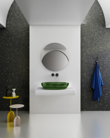 Раковина Abber Kristall 60 AT2801Emerald зеленый
