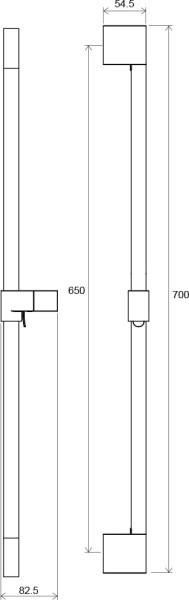 Душевая штанга Ravak Chrome X07P013