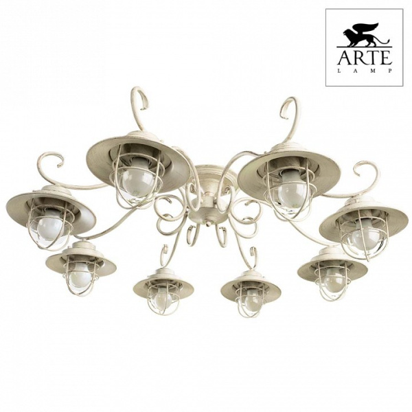 Потолочная люстра Arte Lamp Lanterna A4579PL-8WG