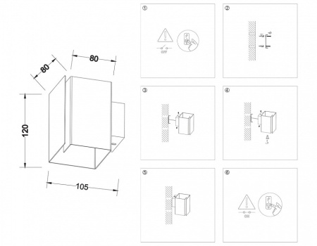 Накладной светильник Ambrella Light TN TN5118