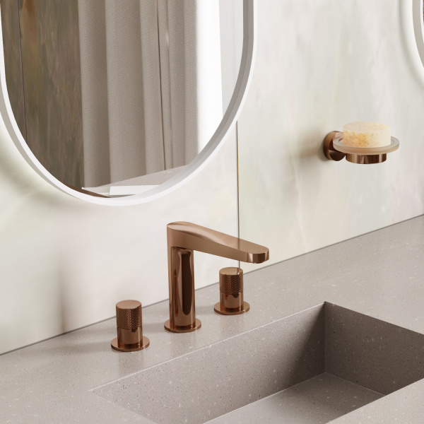 Смеситель для раковины WasserKRAFT Paar 8835 золото