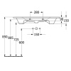 Раковина Villeroy&Boch Antao 100 4A76A2R1 альпийский белый