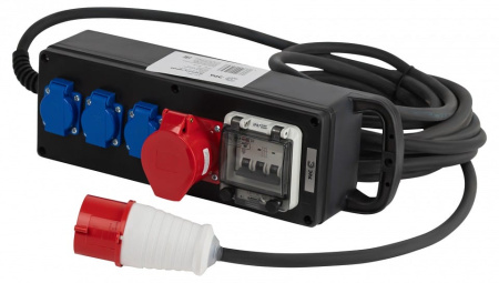 Удлинитель Эра  IND380-SF-4e-5x4-5m-IP44