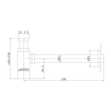 Сифон для раковины Abber AF0031