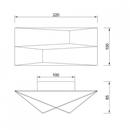 Накладной светильник Mantra Fuji 8157