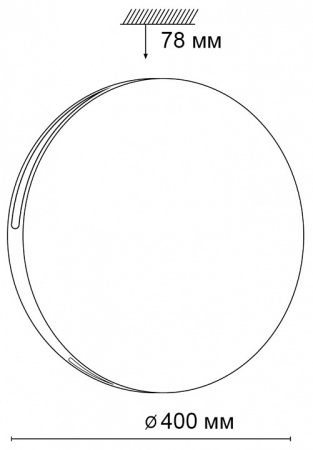 Накладной светильник Sonex Vale 3040/DL