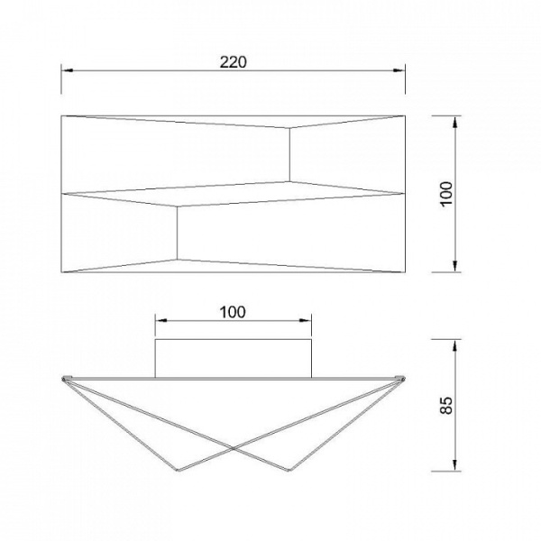 Накладной светильник Mantra Fuji 8156