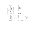Смеситель для раковины Stella Titian TT 01414 CR00
