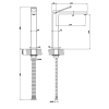 Смеситель для раковины Gessi Rettangolo K 53004#031