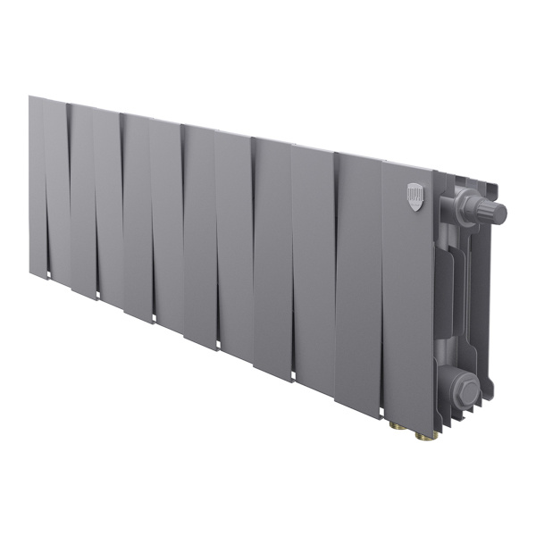 Радиатор биметаллический Royal Thermo PianoForte 200 Серебристый VR80- 12 секц.