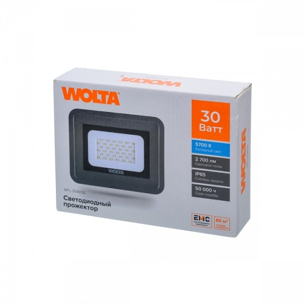 Настенно-потолочный прожектор Wolta WFL-30W WFL-30W/06
