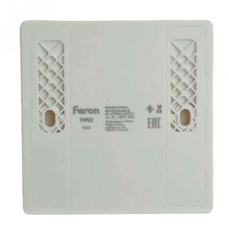 Выключатель беспроводной двухклавишный Feron TM92 51021