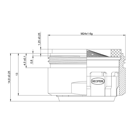Аэратор Lemark NP13301SLC-BL хром