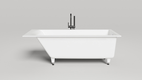 Ванна из литьевого мрамора Salini Cascata 170x70 104423M белая матовая