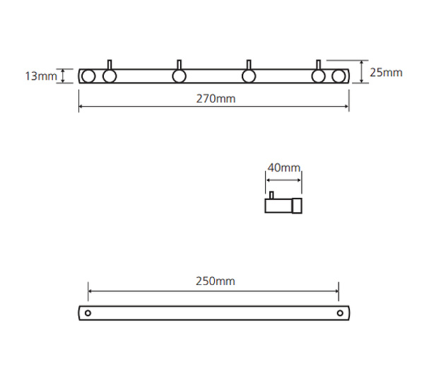 Крючок Bemeta Omega 104606102
