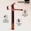 Смеситель для раковины WasserKRAFT Asphe 7703H золото