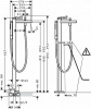 Напольный смеситель для ванны hansgrohe Finoris 76445000 хром