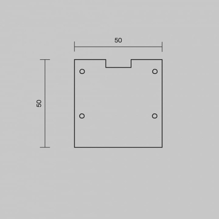 Заглушка для профиля Maytoni Led Strip  642046