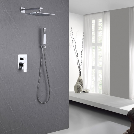 Душевой комплект Abber Weiss Insel AF8018 хром