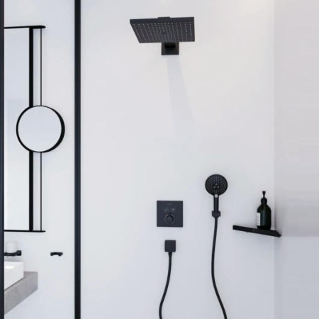 Душевая лейка hansgrohe Raindance Select S 26530670 матовый черный