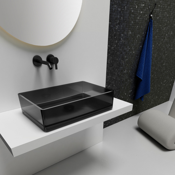 Раковина Abber Kristall AT2803Onyx черная