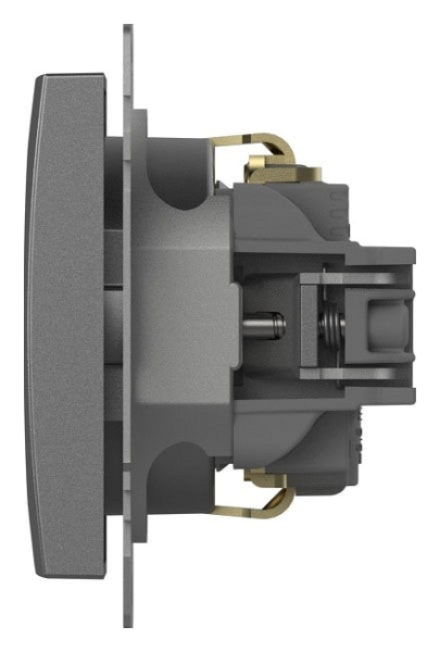 Розетка с заземлением без рамки Elbi Eleсtriс Zena Vega 609-011000-217