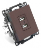 Розетка USB без рамки Stekker Катрин 49027
