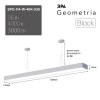 Подвесной светильник Эра Block Б0058862