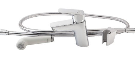 Смеситель для раковины hansgrohe Logis 71290000 с гигиеническим душем