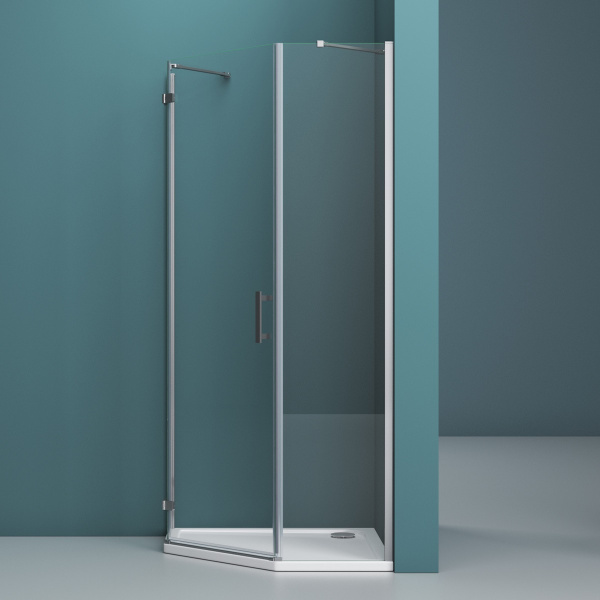 Душевой уголок BelBagno Kraft KRAFT-P-1-100-C-Cr-L