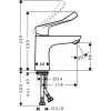Смеситель для раковины Hansgrohe Focus 31915000