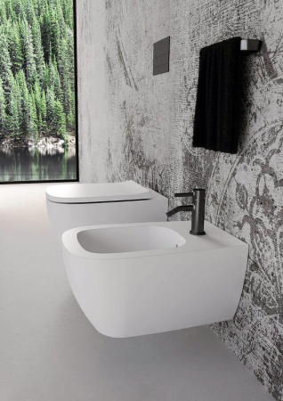 Подвесное биде Alice Wunder 45010109 белое матовое