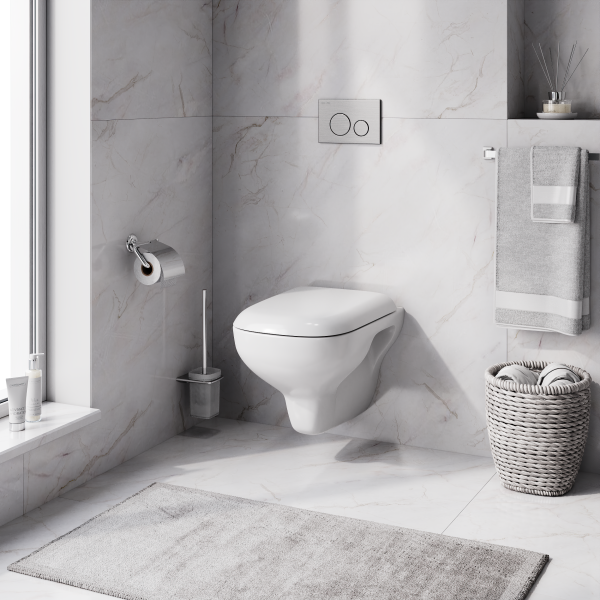 Подвесной унитаз AM.PM Like FlashClean C801700SC с сиденьем микролифт