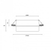 Встраиваемый светильник Hesby Lighting Nimbus HSBL_0127